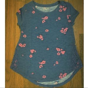 Girls Size 10 Floral T-Shirt
